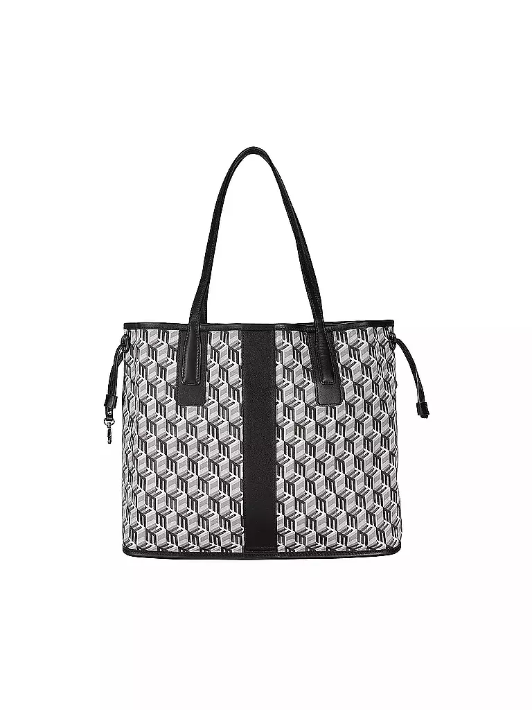 MCM 2024 Shopper Liz Tasche Medium Wendeshopper schwarz silber Damen